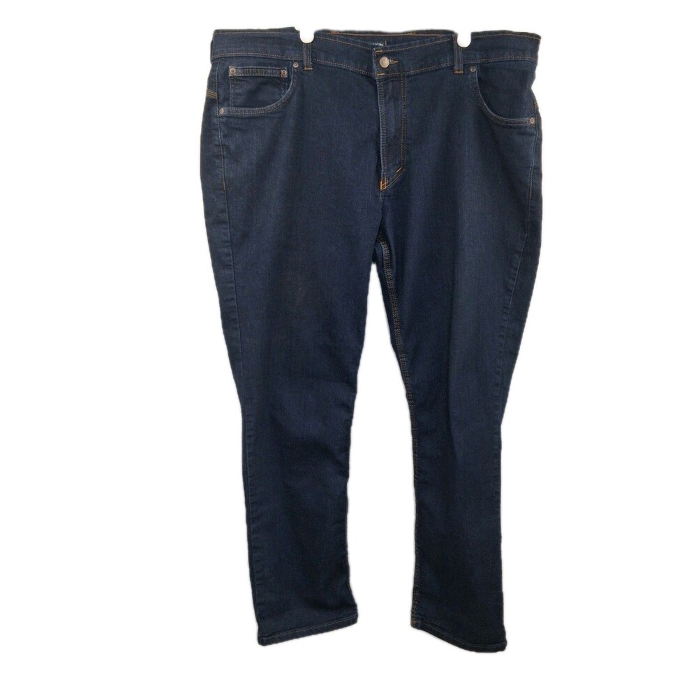 Origin Straight Leg Denim Relaxed Jeans Mens 40 x 32 Med Wash Made in Maine USA